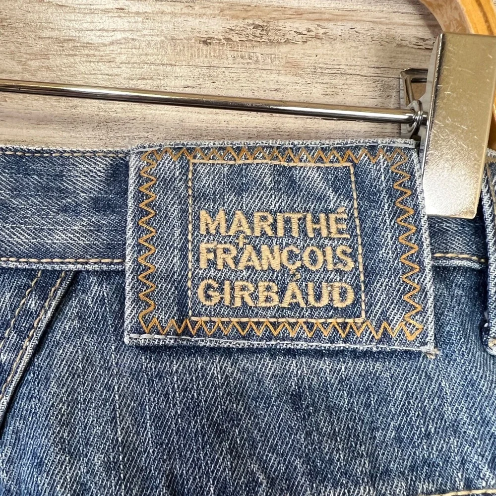 VTG Marithe Francois Girbaud Jeans Men 32M Blue Denim Baggy High Rise Designer